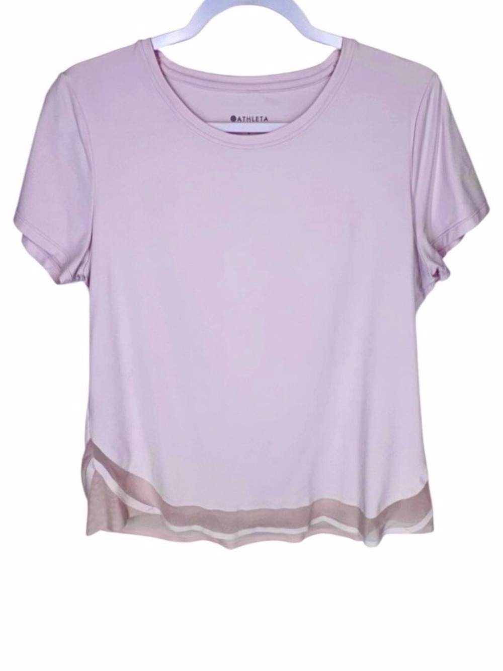 Athleta Cadence Tee in Light Pink - Picture 2 of 11